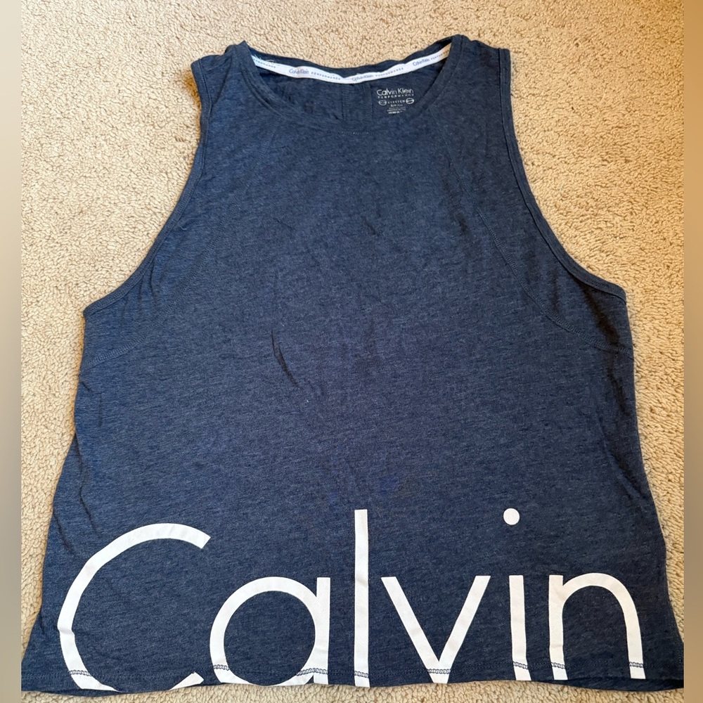 Calvin Klein Women's Navy Muscle Tee